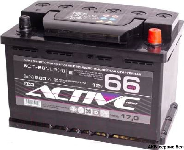 АкТех ActiveFrost 66Ah Евро