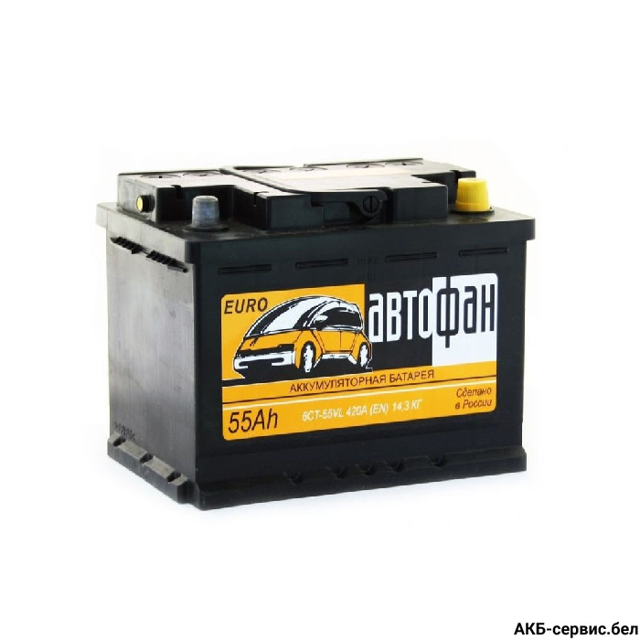 Автофан 55Ah R+