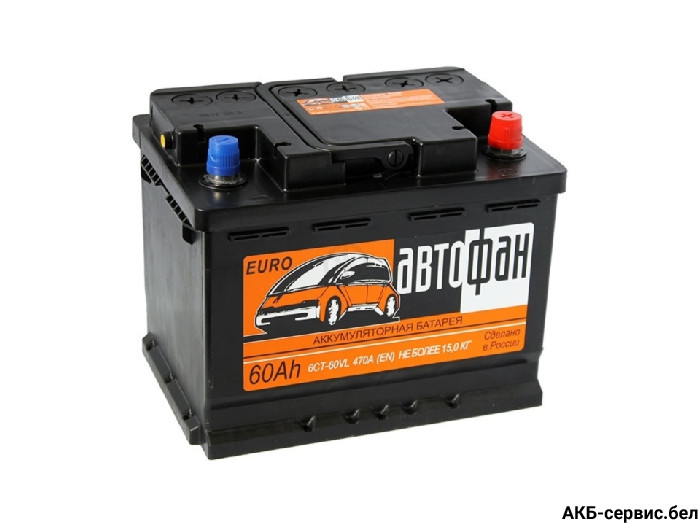 Автофан 60Ah R+