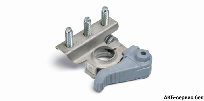 Клемма аккумуляторная быстросъемная АХ-725 «-»