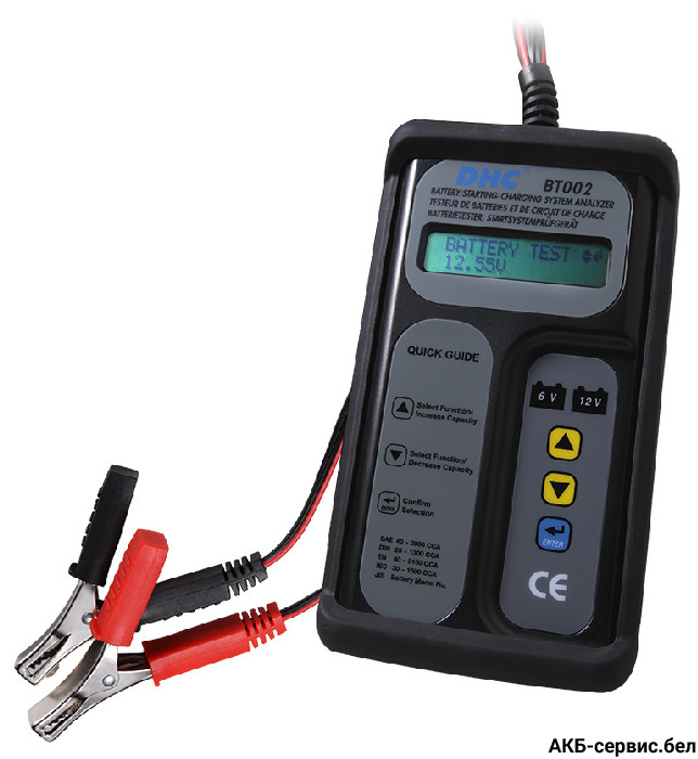 Тестер аккумулятора DHC BT002