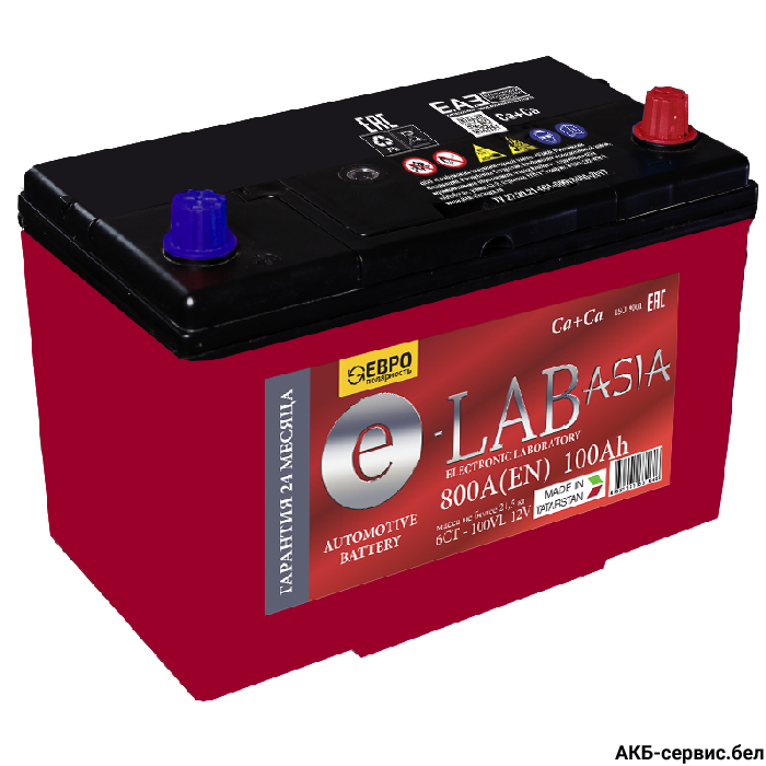 E-Lab Asia 100Ah JR