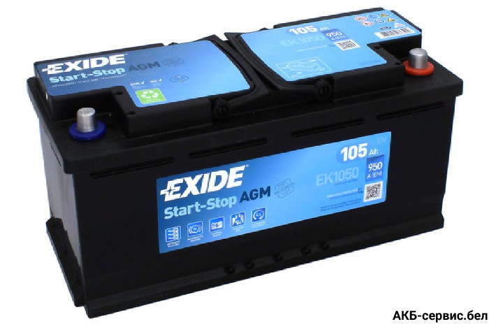 Exide AGM EK1050