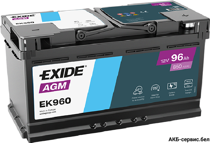 Exide AGM EK960