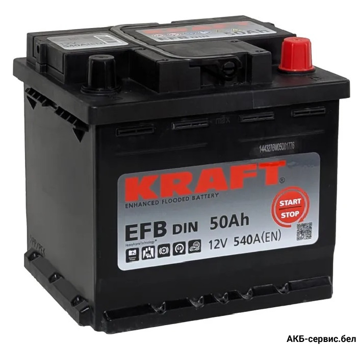Аккумулятор KRAFT EFB 50 R