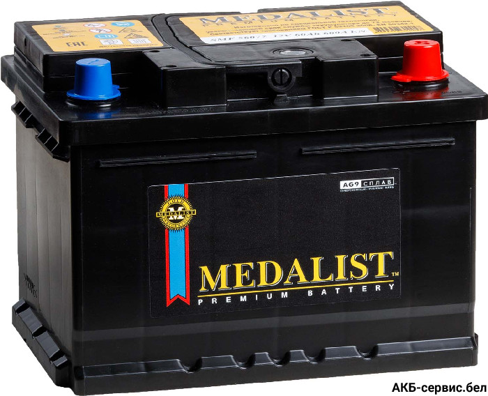 Medalist Premium 60 Ah 600 А