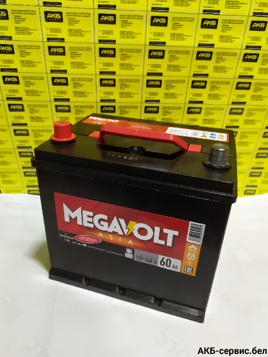 Megavolt 60Ah L Asia