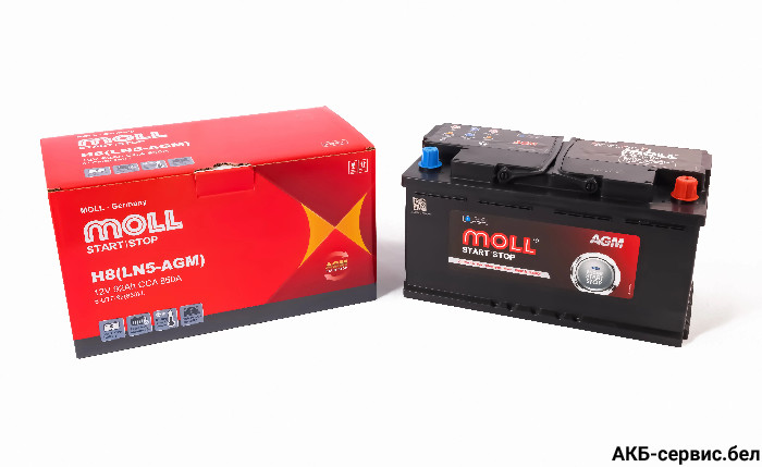 MOLL AGM 6-QTF-92Ah 850A
