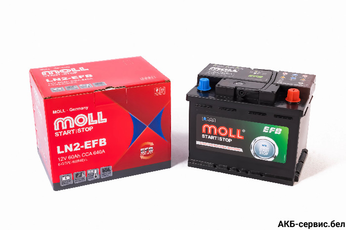 MOLL EFB 6-QTPE-60Ah 640A