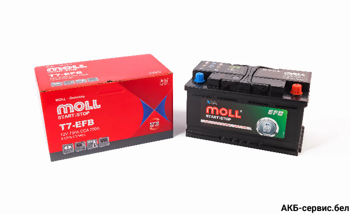 MOLL EFB 6-QTPE-75Ah 700A