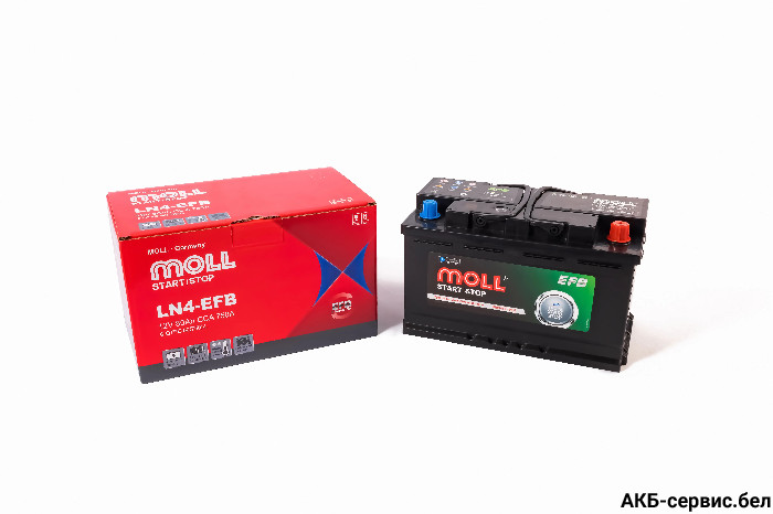 MOLL EFB 6-QTPE-80Ah 750A