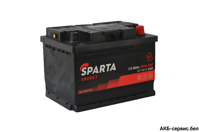 Sparta Energy 6СТ-60 LB Евро