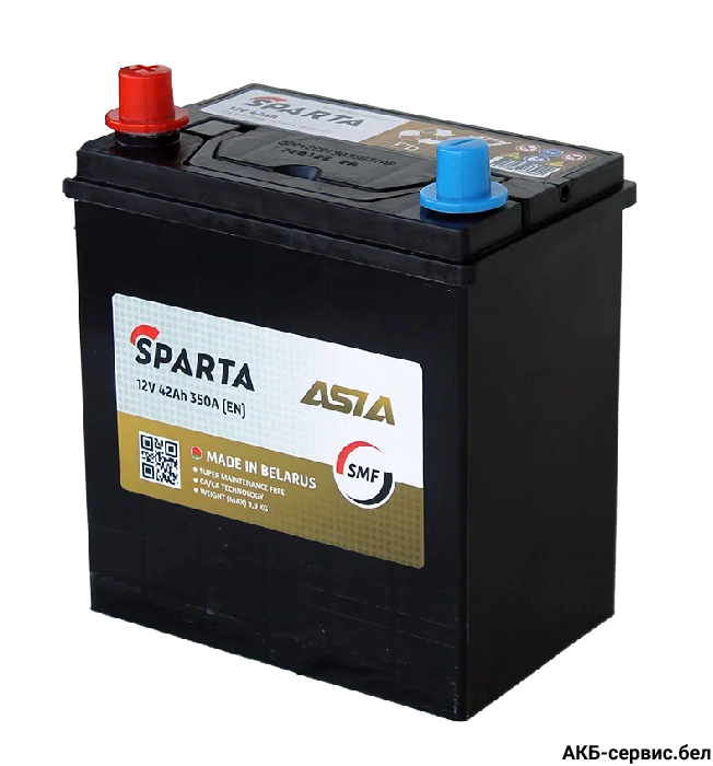 Sparta Asia 42Ah  L+ Евро (РБ)