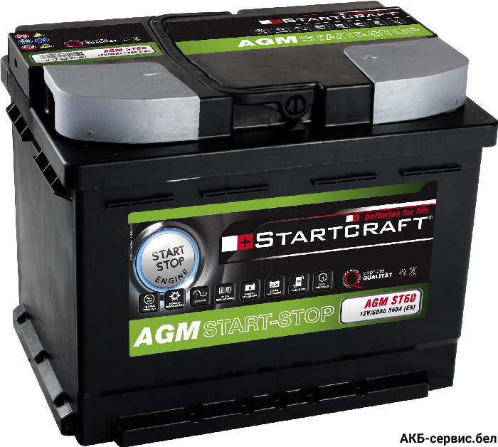 Startcraft AGM Start-Stop AGM ST60