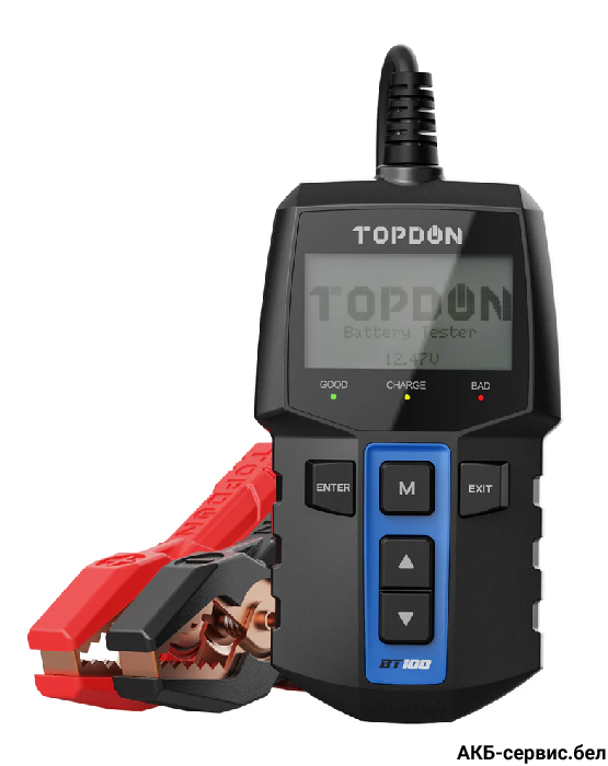Тестер АКБ TOPDON BT100