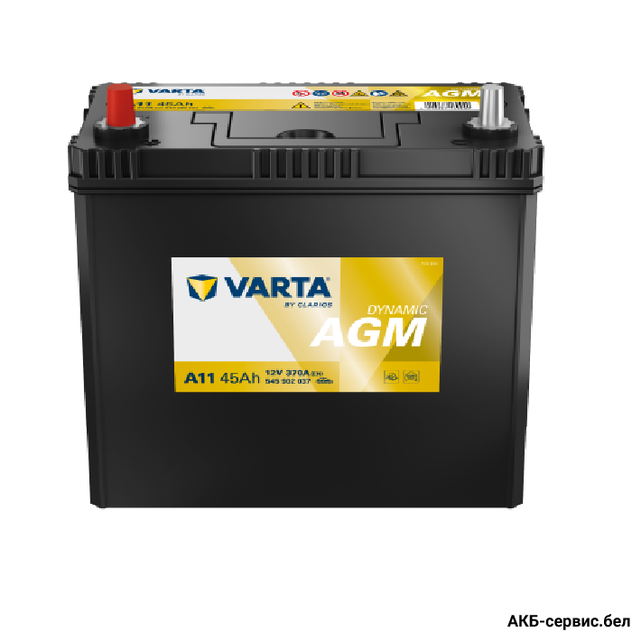 VARTA Dynamic JIS 45Ah B24R