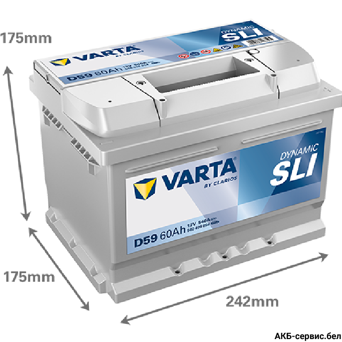 VARTA Dynamic SLI D59