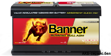Banner Running Bull AGM 592 01 90Ah BMW