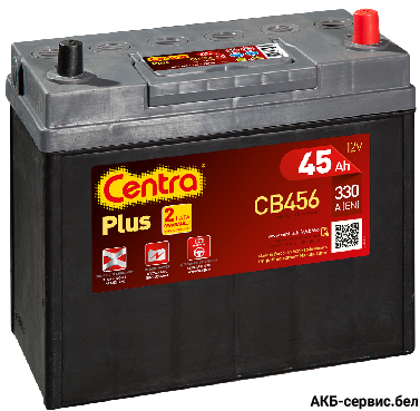 Centra Plus CB456 (45Ah) Asia е тонкие клеммы