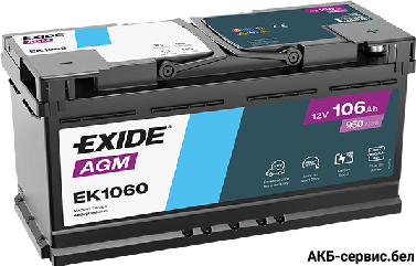 Exide AGM EK1060