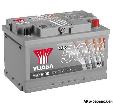 GS Yuasa Silver High Performance SMF YBX5100