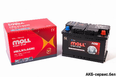 MOLL AGM 6-QTF-70Ah 720A