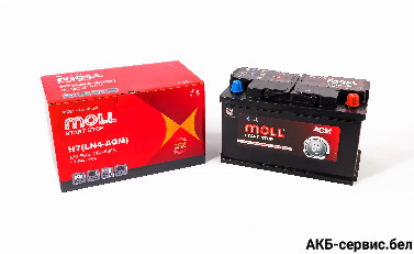 MOLL AGM 6-QTF-80Ah 800A