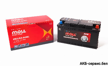 MOLL AGM 6-QTF-92Ah 850A