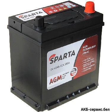 SPARTA Asia AGM-B21 40Ah с бортиком