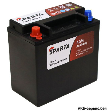 JB14-4  Auxiliary Battery13Ah круглые клеммы