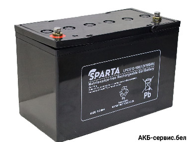 SPARTA LPCG12-100 (M8+DIN) 12V 100 Ah