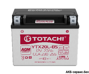 Totachi Moto YTX20L-BS L AGM
