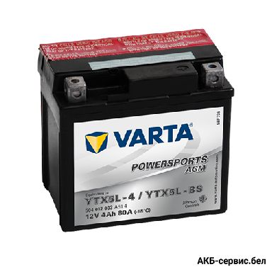VARTA Powersports AGM YTX5L-4 / YTX5L-BS