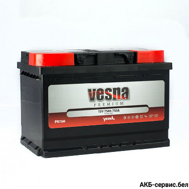 Vesna Premium 75Ah 720A