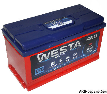 Веста премиум RED EFB 6СТ-110
