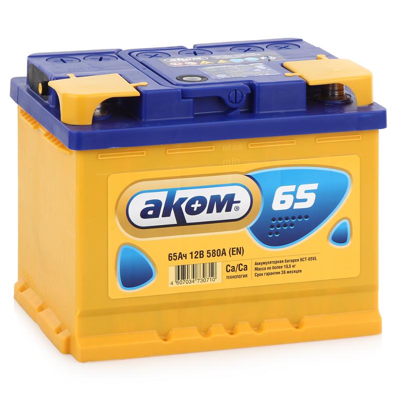АКОМ 6CT-65VL L