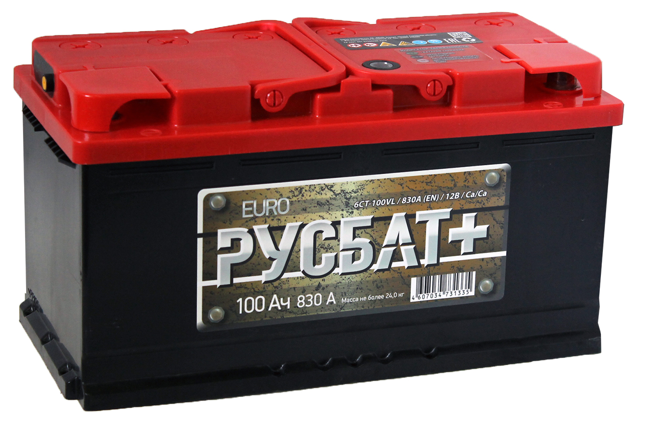 АКОМ Русбат плюс 6СТ-100