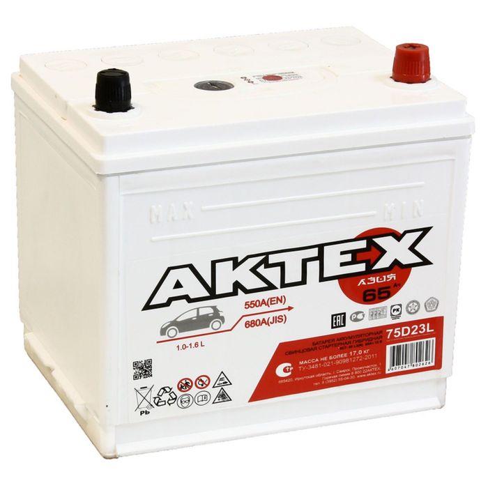 АкТех Азия 65Ah Евро