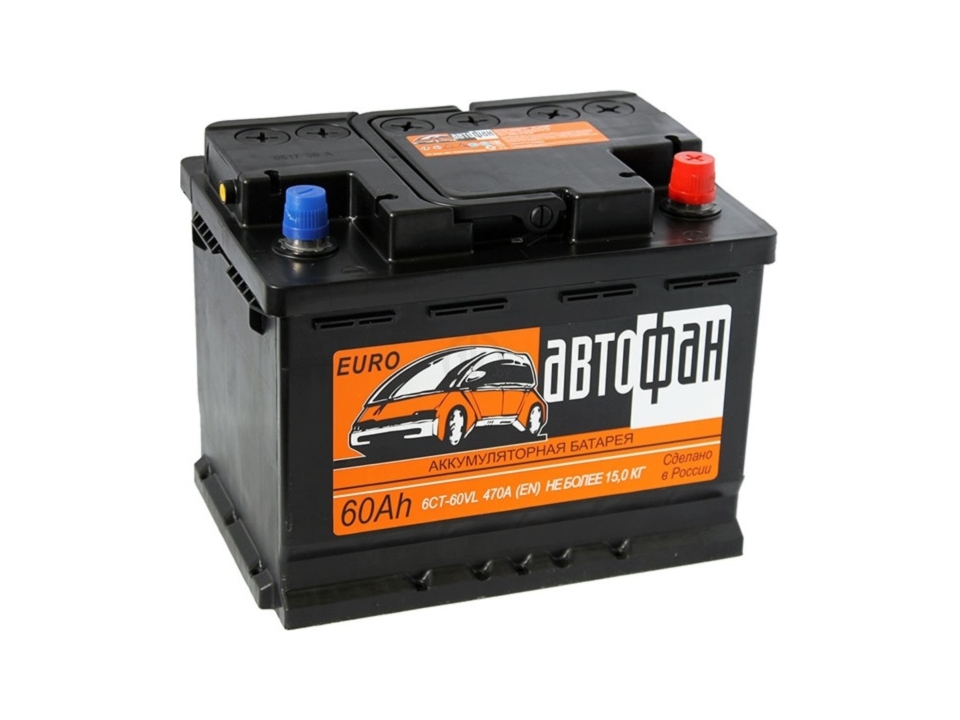 Автофан 60Ah R+