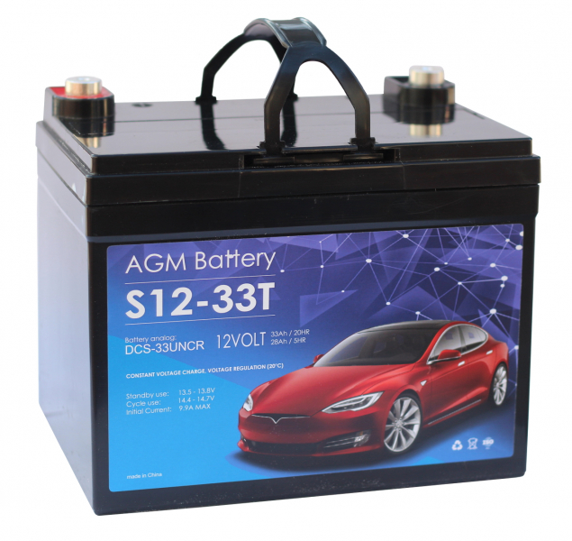 S12-33T 12v 33Ah