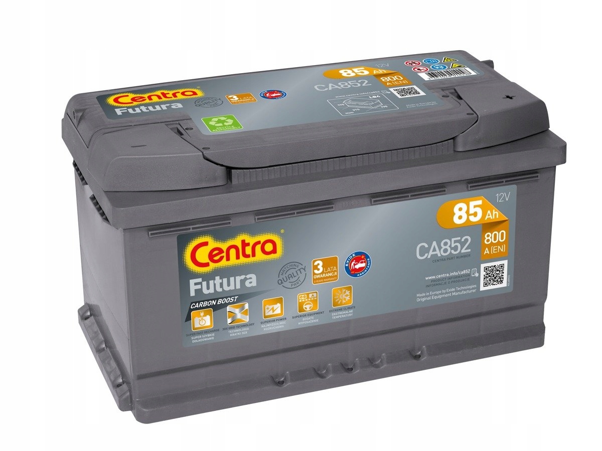 Centra Futura CA852 (85Ah) низкий
