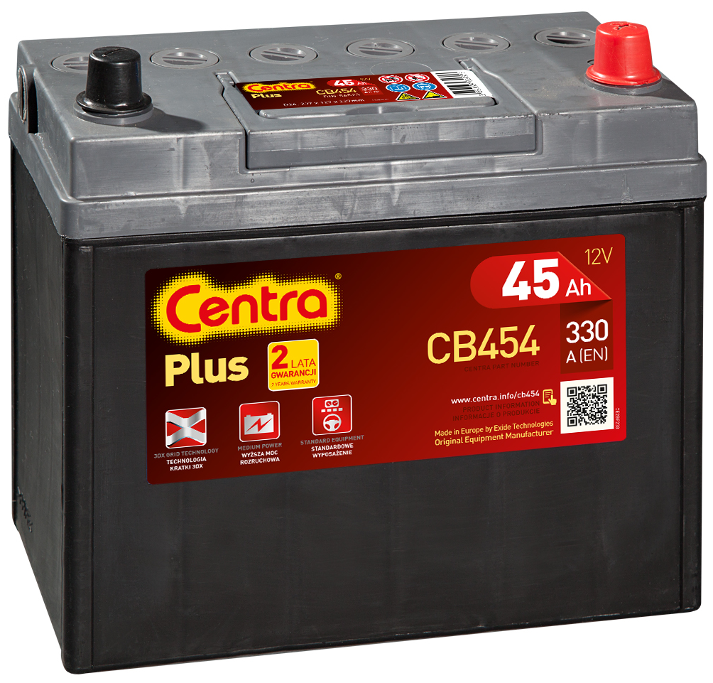 Centra Plus CB454 (45Ah) Asia е