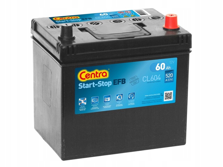 Centra EFB CL604 (60Ah) Asia