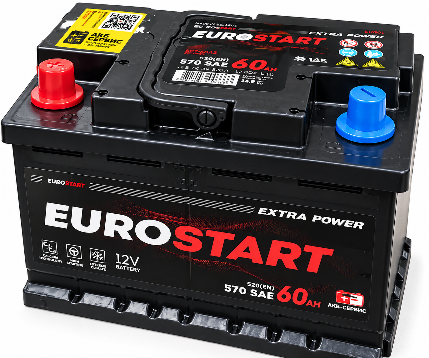 Eurostart Extra Power 60Ah L