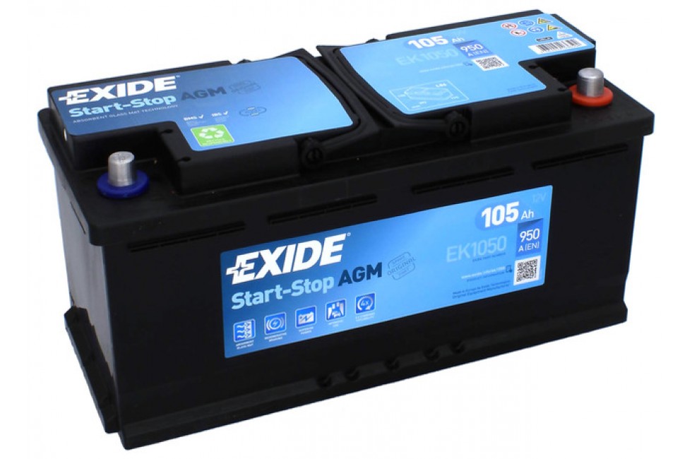 Exide AGM EK1050