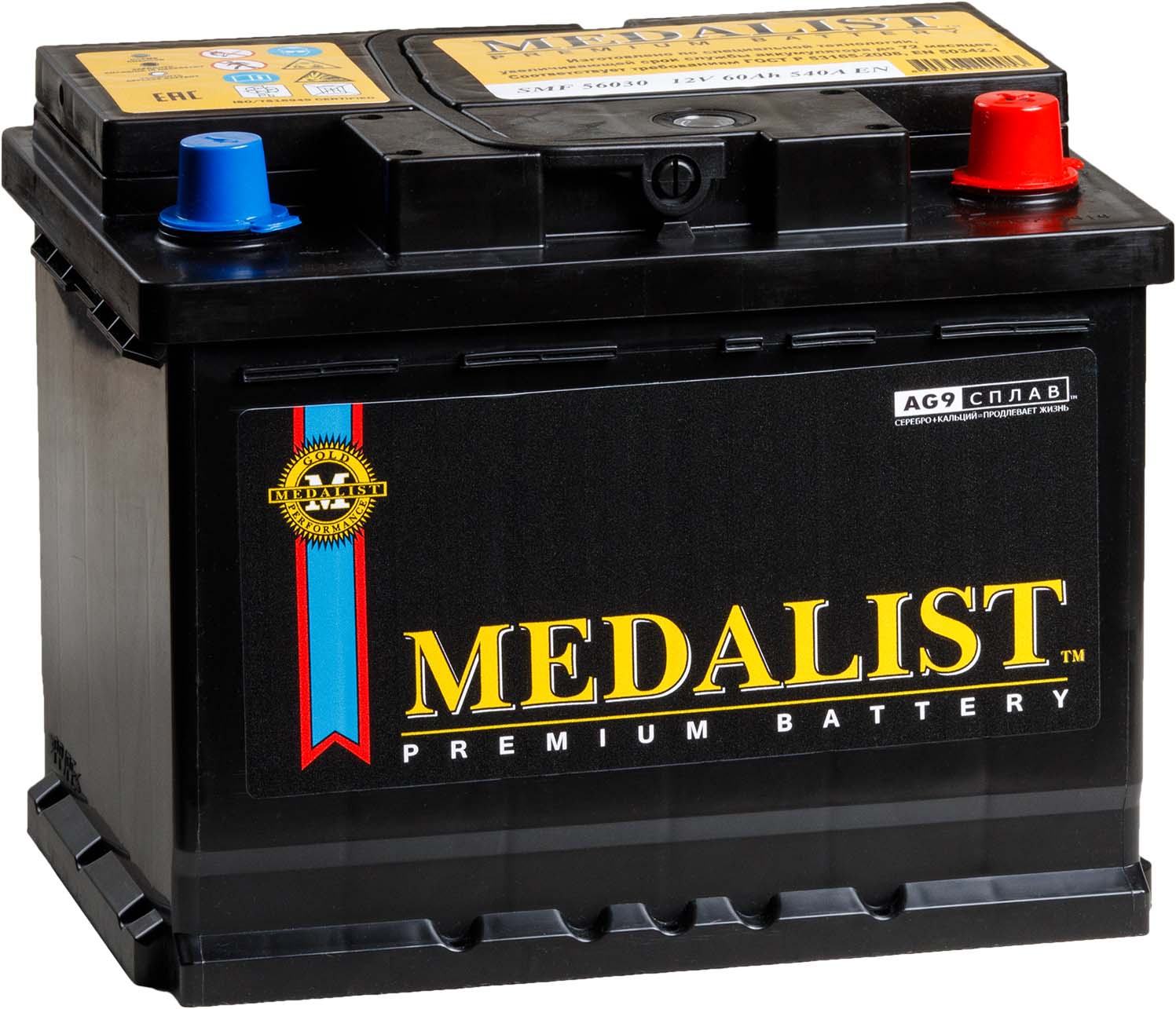 Medalist Premium 60 Ah 540 А