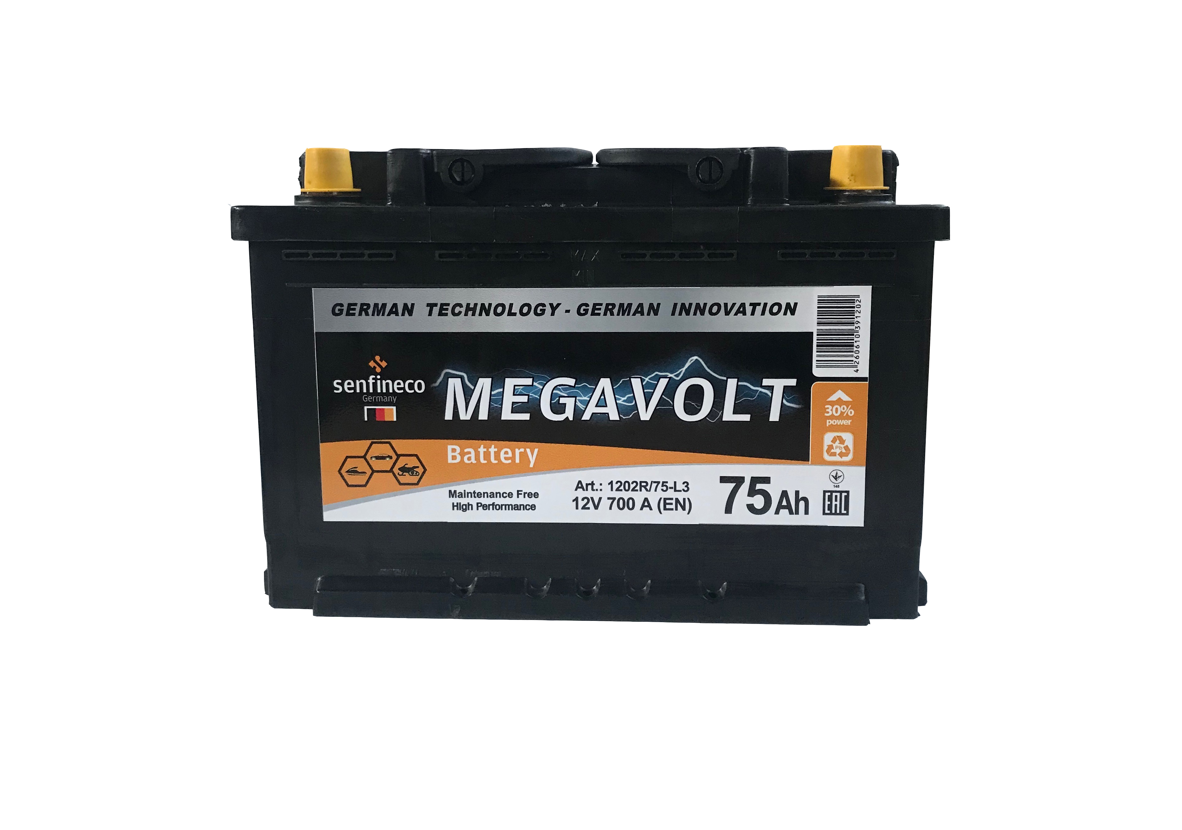 Megavolt 75Ah