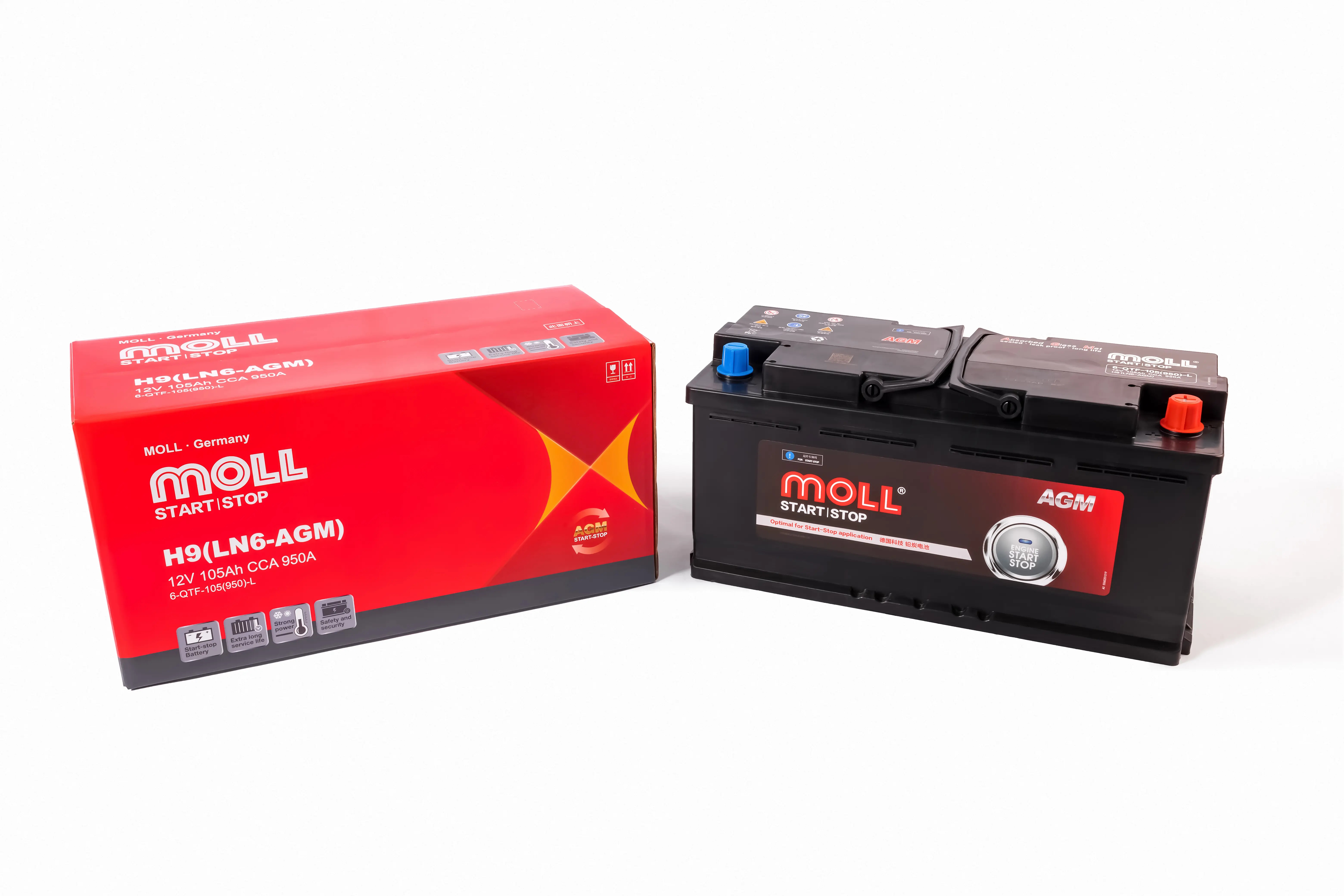 Moll AGM 6-QTF-105Ah