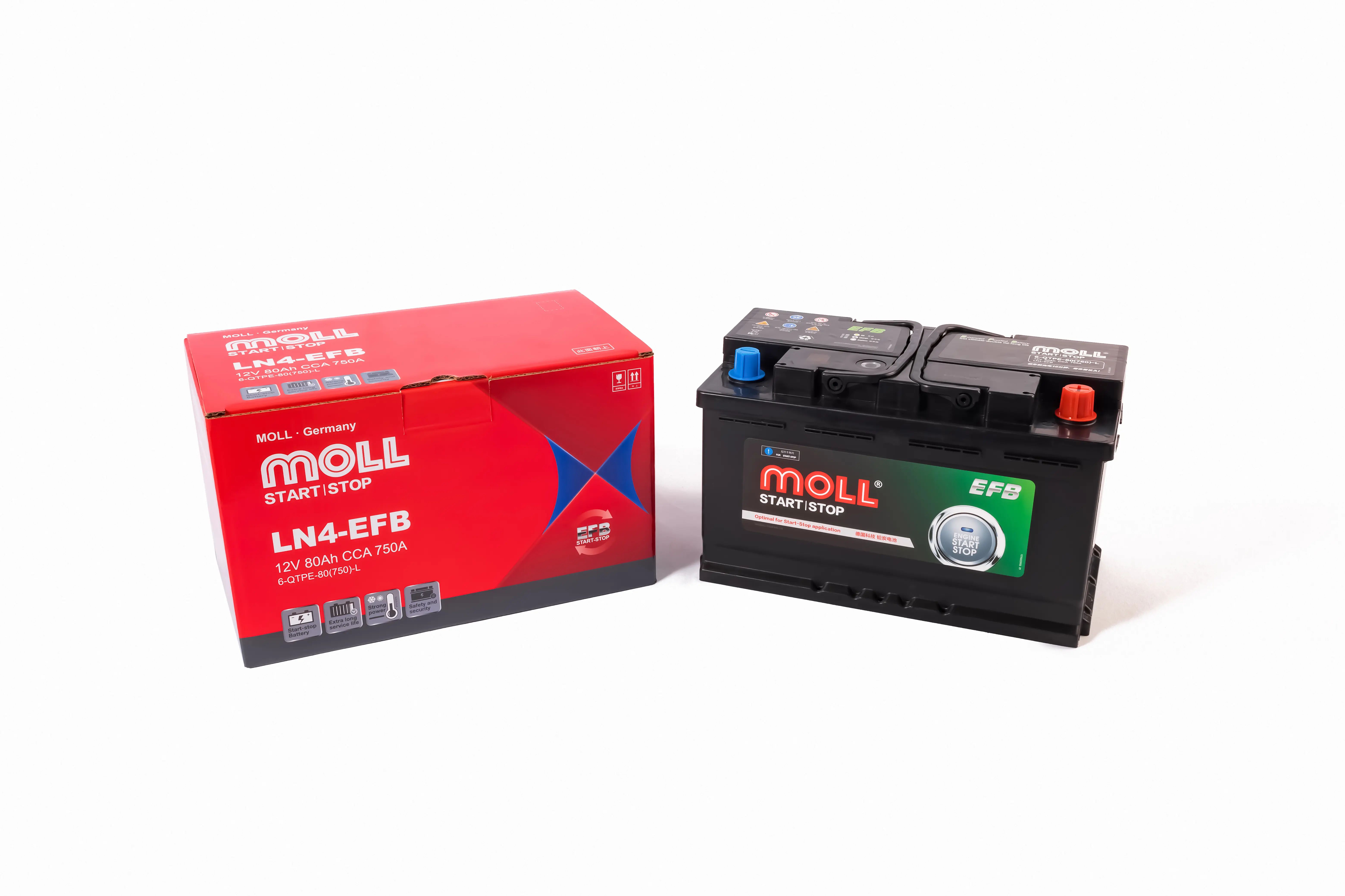 MOLL EFB 6-QTPE-80Ah 750A