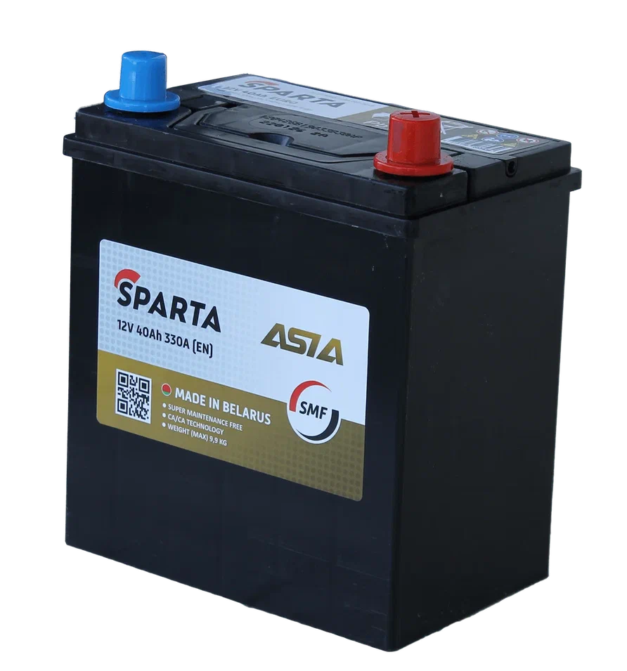Sparta Asia 40Ah  R+ Евро (РБ)